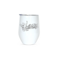 Verre à vin isotherme Westskull - détail logo - accessoire urbain Canada