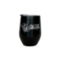 Verre à vin isotherme Westskull - détail logo - accessoire urbain Canada