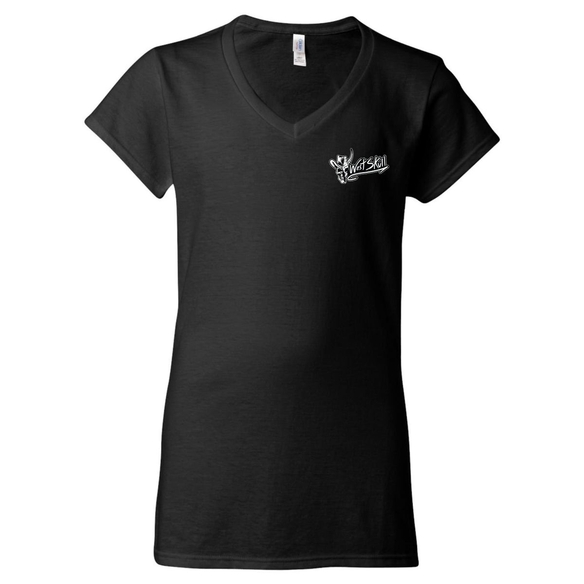 T-shirt manches courtes Westskull - vue de face - streetwear urbain Canada