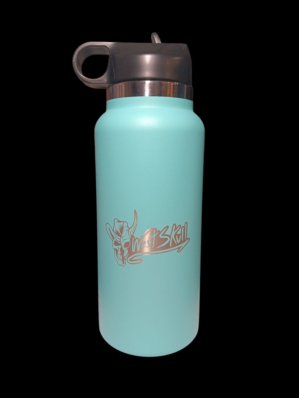 Bouteille isotherme Westskull - vue de face - accessoire streetwear Canada