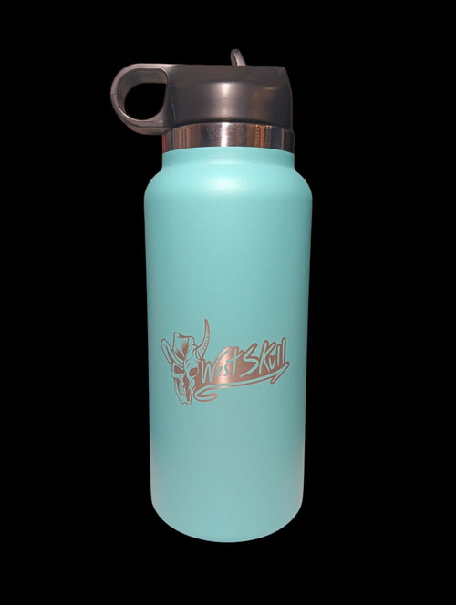 Bouteille isotherme Westskull - vue de face - accessoire streetwear Canada