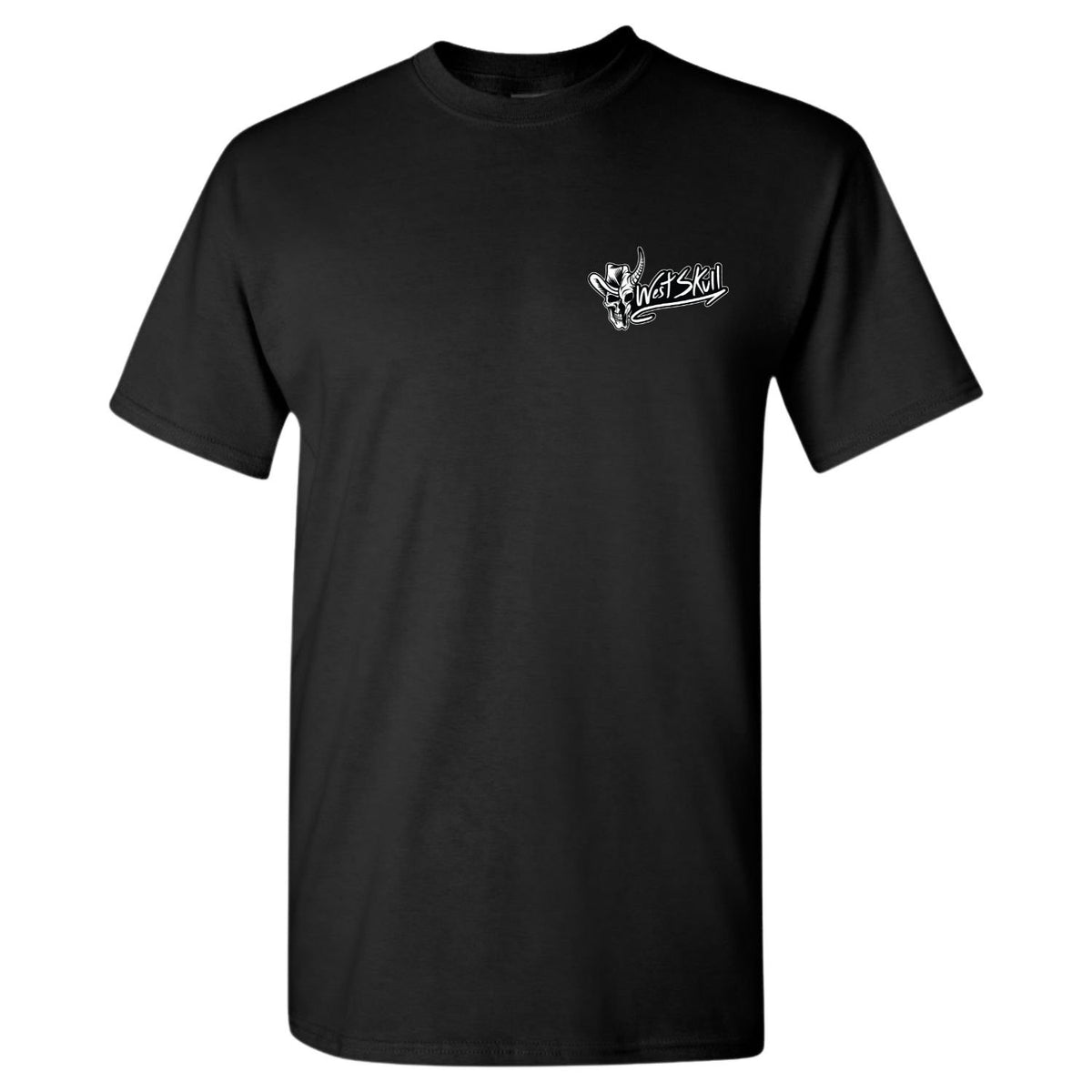 Camisole homme noire Westskull - vue de face - streetwear urbain Canada
